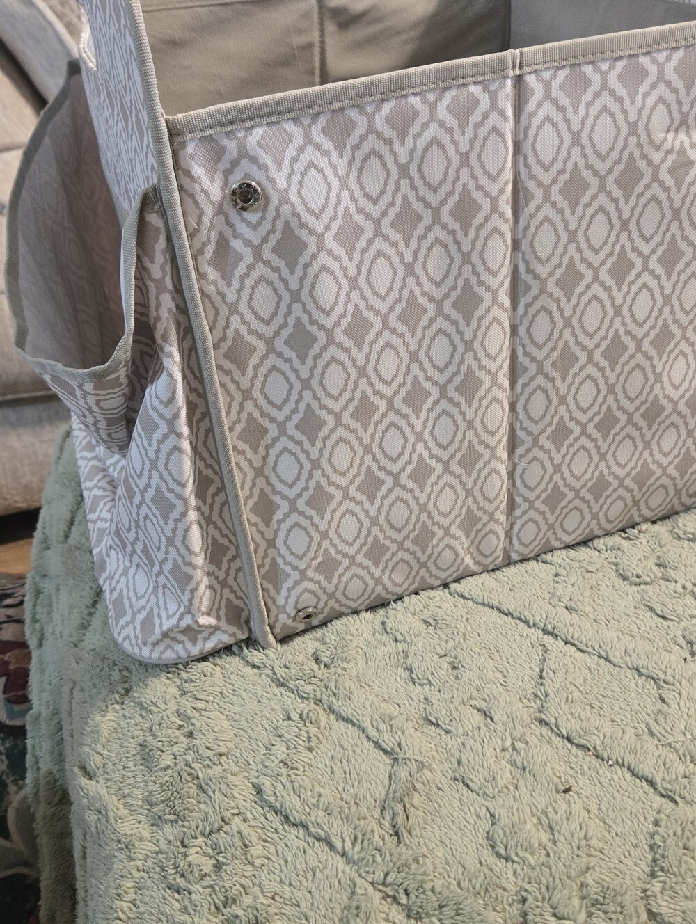 thirty-one Convertable Organizer Patterned Fabric Caddy with Side Pockets